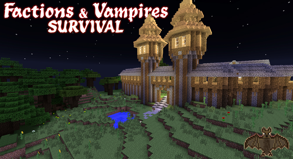 1 7 9 Factions Vampires Survival Server Economy Dynmap Faction Mobs And More Pc Servers Servers Java Edition Minecraft Forum Minecraft Forum